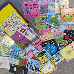 Vibrant Children's Birthday Card Collection